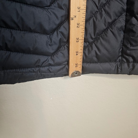 Columbia Omni Heat Powder Lite Mid Puffer Jacket Hooded Zip Front Black 2X - Picture 11 of 12